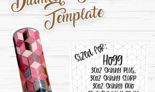 Diametric Tumbler Template 30oz TAPERED Skinny Plus, Skinny Slurp, Skinny Duo, Skinny Hoggdle Hogg