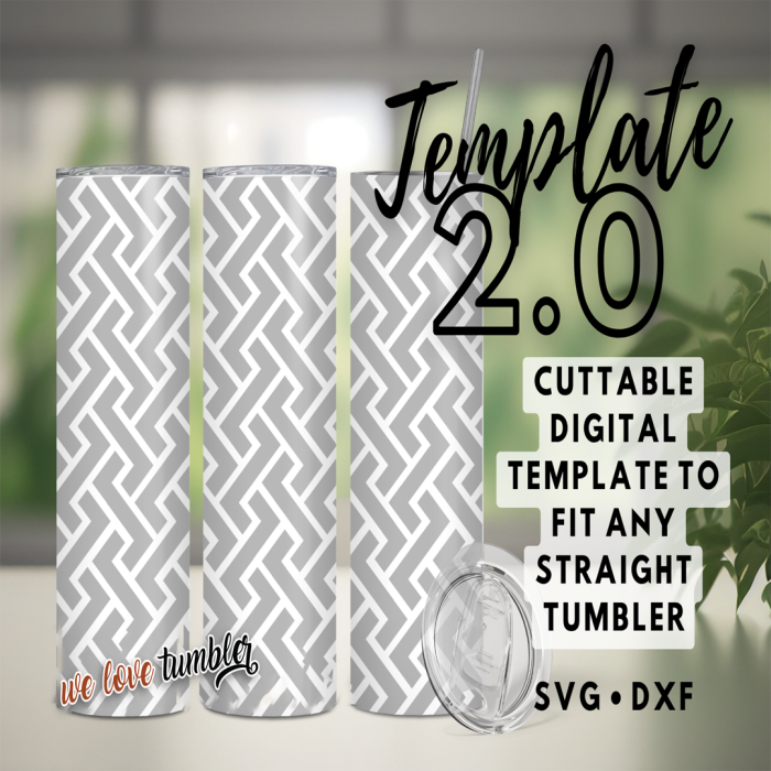 Broken Herringbone Template 2.0 svg png pdf tumbler template