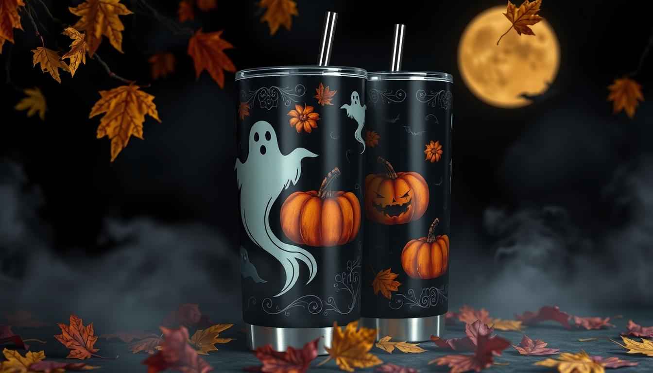 Spooky Halloween Tumbler Ideas for Fall Drinks